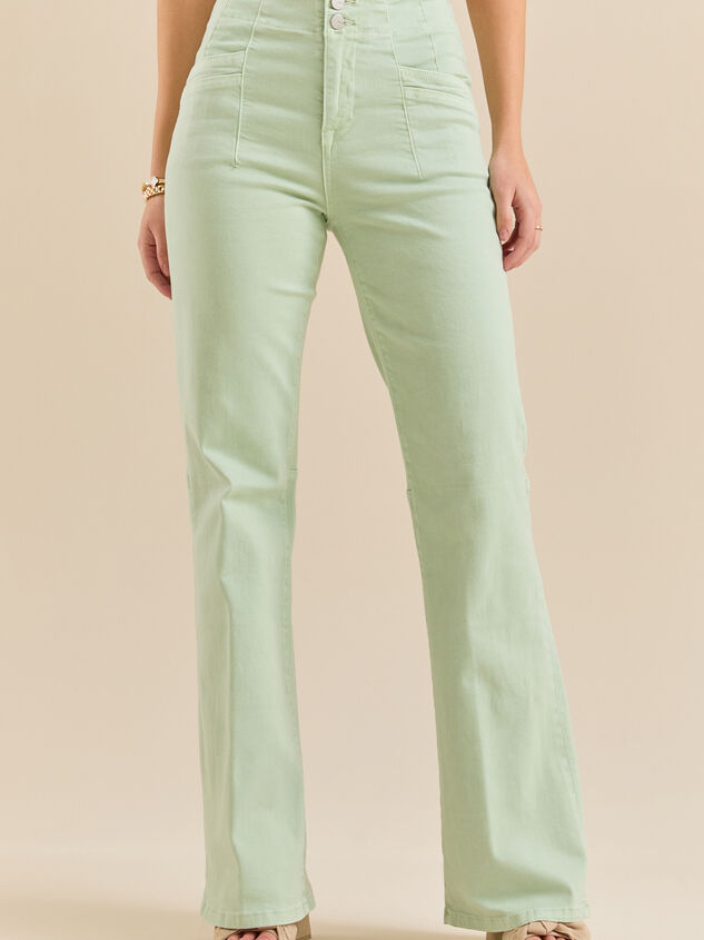 Lexi Flare Jeans Detail 3 - TULLABEE