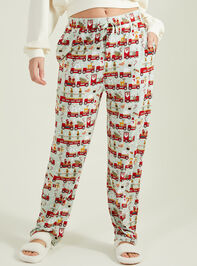 Christmas Train Adult Lounge Pants Detail 3 - TULLABEE
