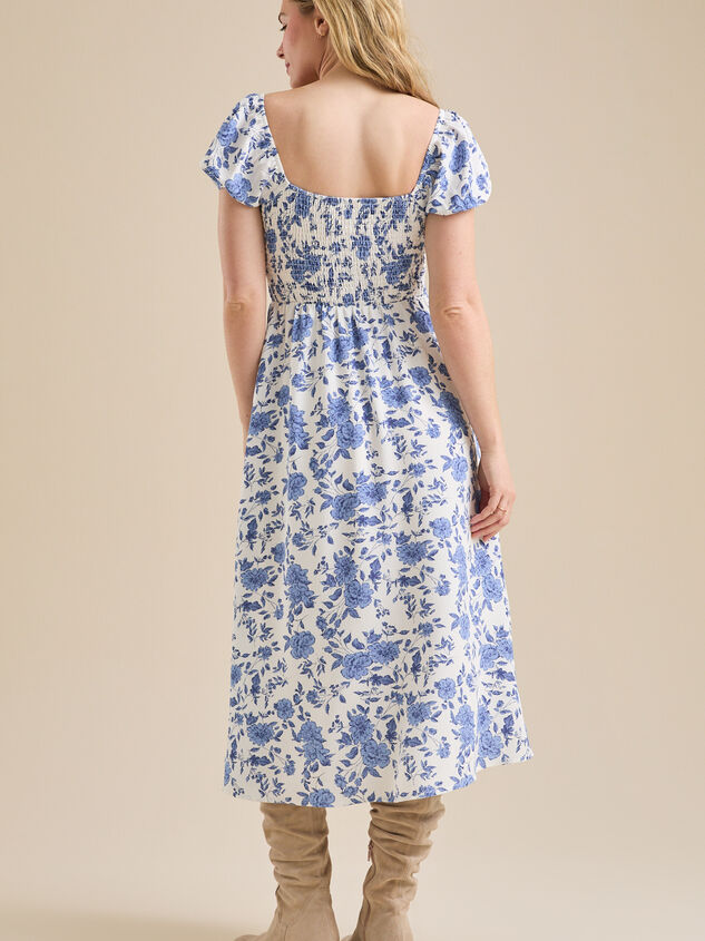 Natalie Floral Maxi Dress Detail 5 - TULLABEE
