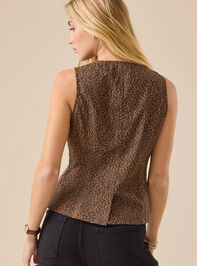 Reese Leopard Vest Detail 4 - TULLABEE