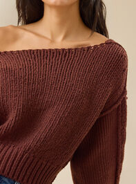 Raylee Boatneck Sweater Detail 5 - TULLABEE
