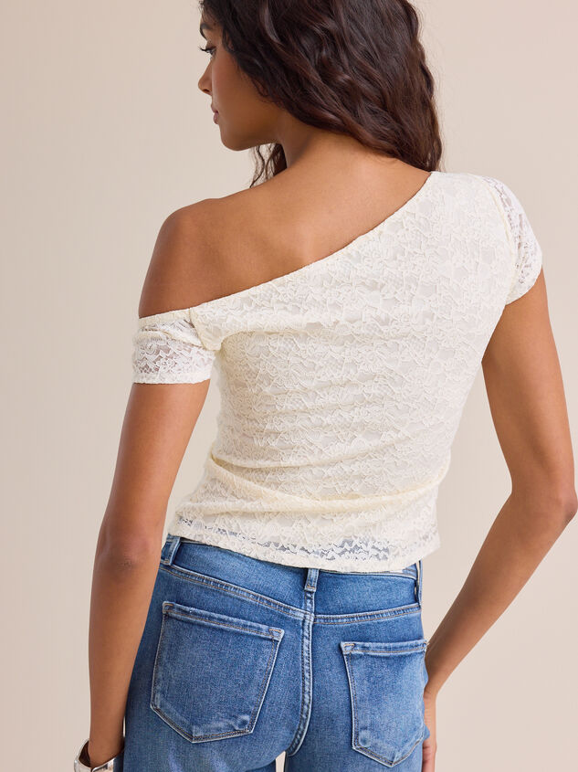 Gardenia Asymmetrical Top Detail 5 - TULLABEE