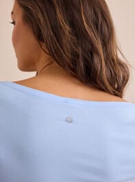 Studio Style Boat Neck Top Detail 5 - TULLABEE