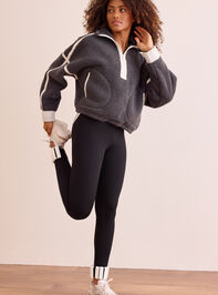 Sprint Sherpa Quarter Zip Detail 2 - TULLABEE