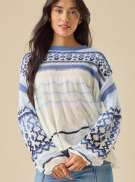 Belle Boho Babydoll Sweater - TULLABEE