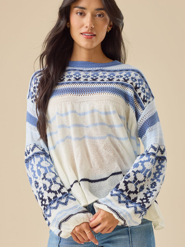 Belle Boho Babydoll Sweater - TULLABEE