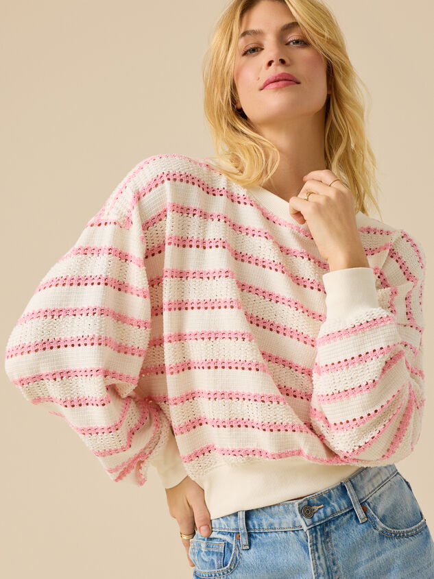 Brooke Textured Striped Top - TULLABEE