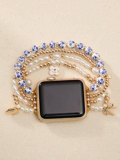 Blue Charmed Watch Band - TULLABEE