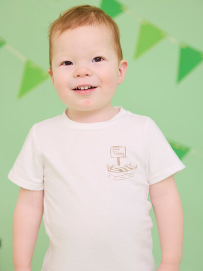 Gone Fishing Graphic Tee - TULLABEE