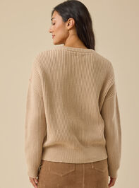 Embroidered Christmas Tree Mama Sweater Detail 4 - TULLABEE