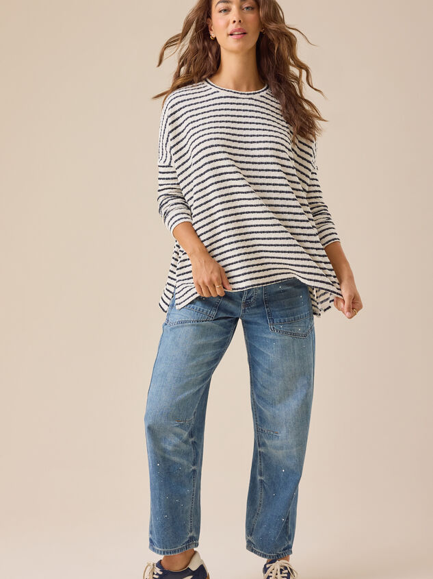 Moira Oversized Dolman Top Detail 2 - TULLABEE