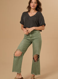 Alessia Ribbed Top Detail 2 - TULLABEE