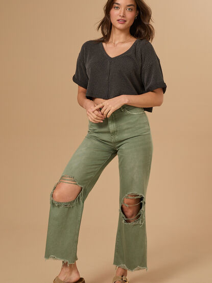 Alessia Ribbed Top - TULLABEE