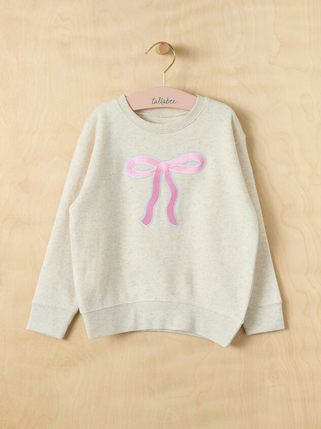 Presley Bow Sweatshirt - TULLABEE