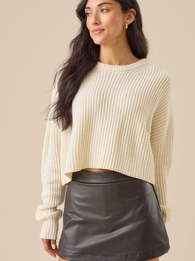 Astrid Leather Mini Skort - TULLABEE