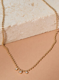 Triple Glow Ball Chain Necklace - TULLABEE