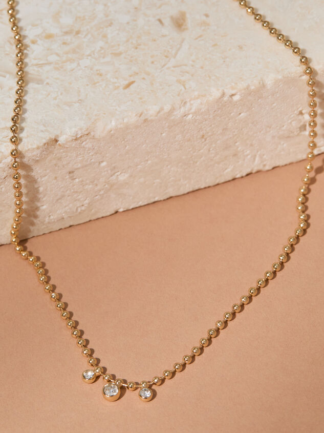 Triple Glow Ball Chain Necklace - TULLABEE
