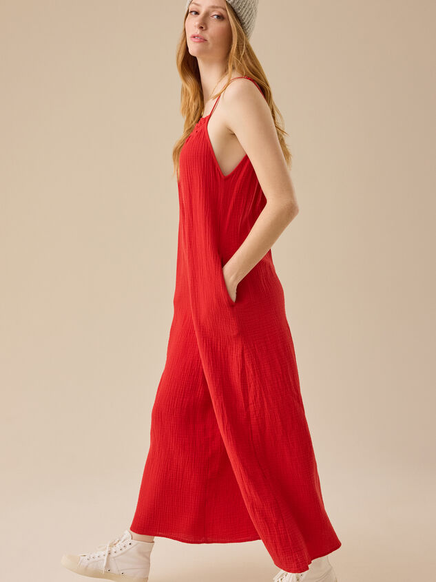 Laurie Gauze Jumpsuit Detail 5 - TULLABEE