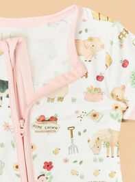 Farm Animal Romper Detail 2 - TULLABEE