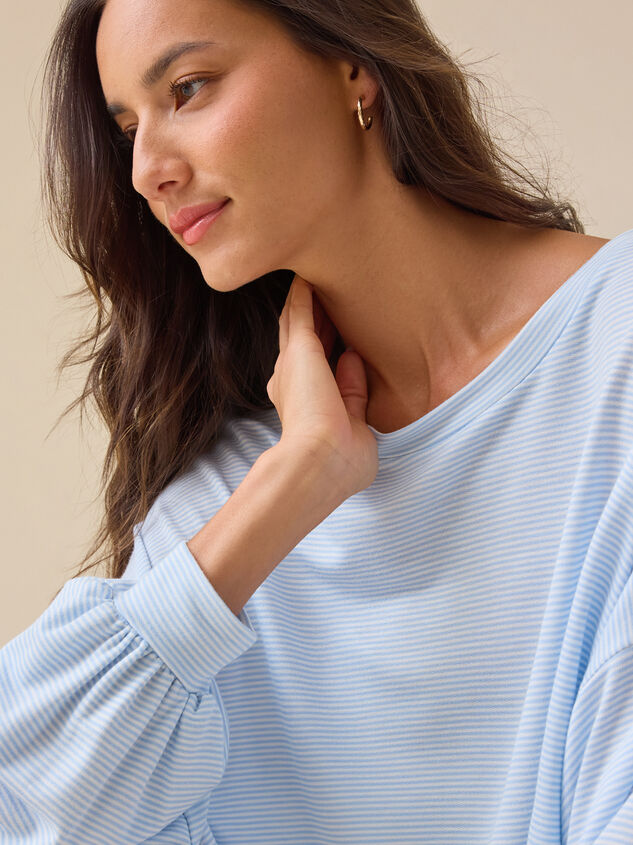 Belly Striped Top Detail 3 - TULLABEE