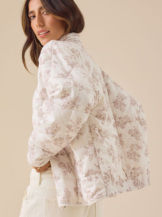 Elly Corduroy Toile Jacket Detail 4 - TULLABEE