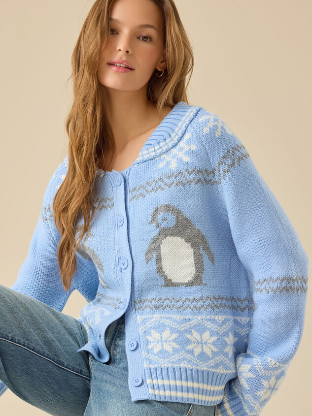 Penguin Stitch Cardigan - TULLABEE