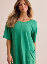Hang Tough Washed Reversible Tee Romper - TULLABEE