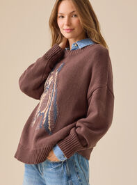 Dakota Horse Sweater Detail 4 - TULLABEE