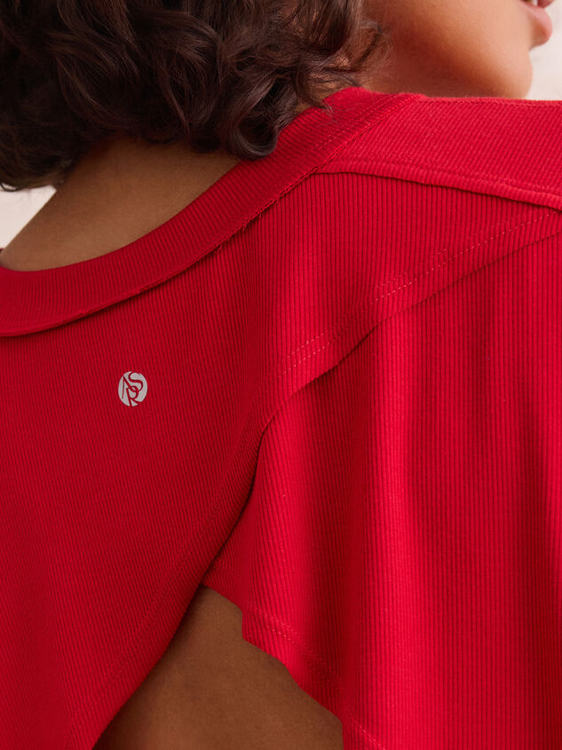 Relax Ribbed Open Back Layer Detail 6 - TULLABEE