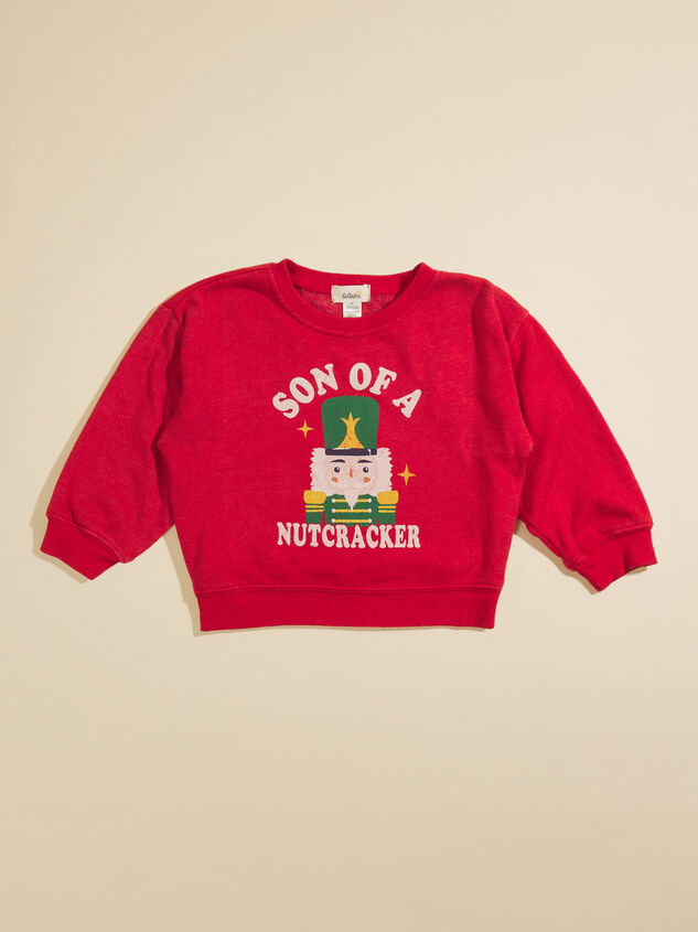 Son Of A Nutcracker Graphic Sweatshirt Detail 2 - TULLABEE