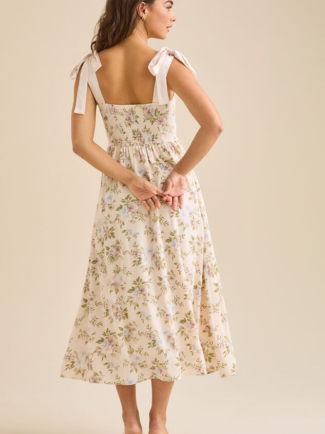 Bailey Floral Maxi Dress Detail 5 - TULLABEE
