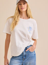 Trust God's Timing Oversized Tee Detail 2 - TULLABEE
