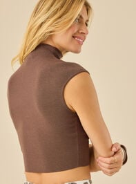 Jennifer Mock Neck Top Detail 5 - TULLABEE