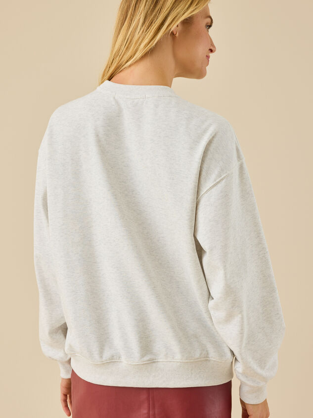 Merry and Bright Icon Pullover Detail 4 - TULLABEE