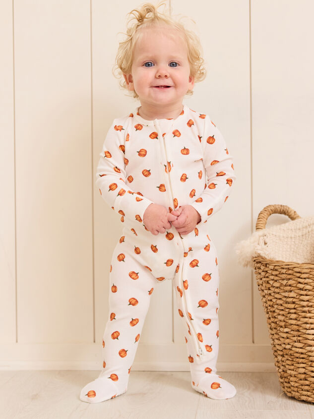 Little Pumpkin Footie - TULLABEE