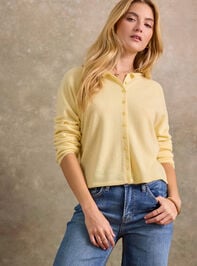 Brighton Cashmere Roll Neck Cardigan - TULLABEE