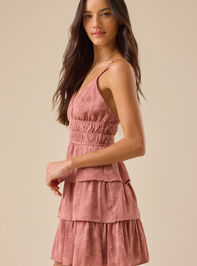 Ellie Tiered Mini Dress Detail 4 - TULLABEE