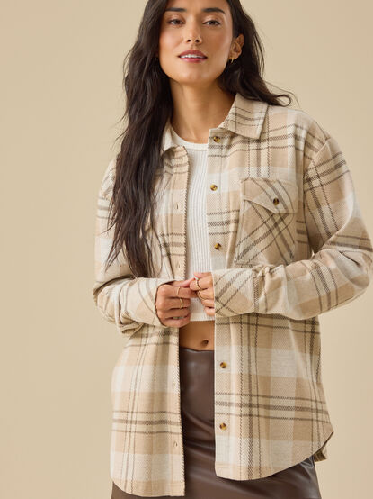 Nala Plaid Flannel Button Up - TULLABEE
