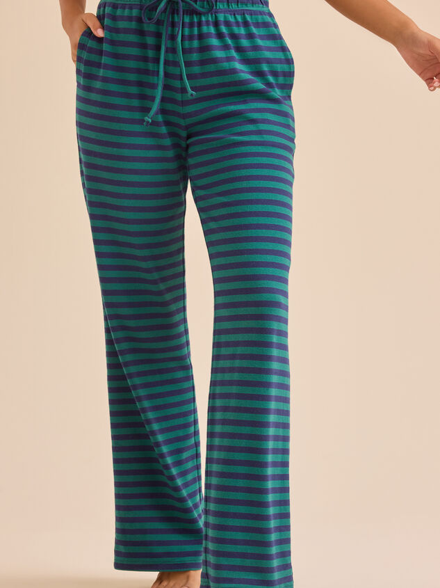 Briley Striped Pants Set Detail 3 - TULLABEE