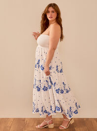 Melanie Strapless Maxi Dress Detail 4 - TULLABEE