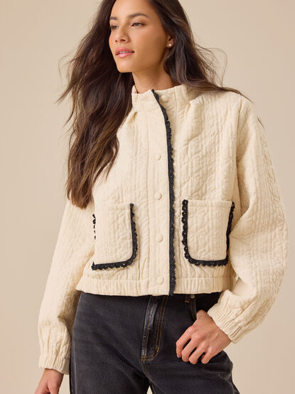 Ally Corduroy Quilted Jacket - TULLABEE