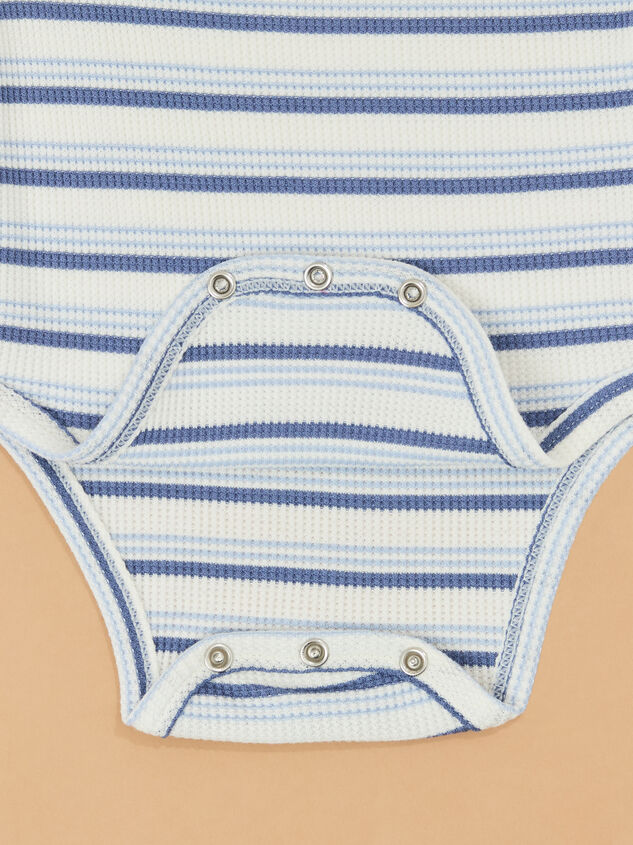 Stanley Stripe Romper Detail 2 - TULLABEE