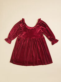 Milly Velvet Toddler Dress by Vignette Detail 2 - TULLABEE