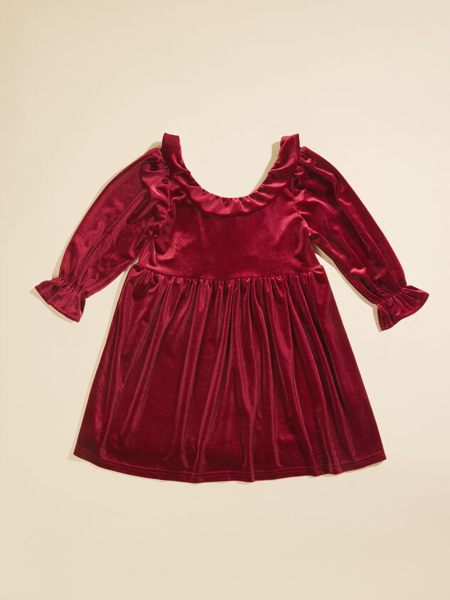 Milly Velvet Toddler Dress by Vignette Detail 2 - TULLABEE