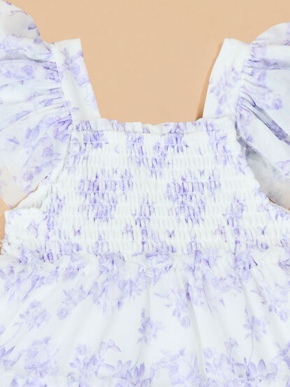 Mariella Lilac Mesh Dress - TULLABEE