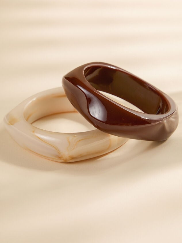 Resin Bangle Set - TULLABEE