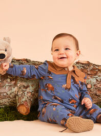 Bison Cowboy Polo Jumpsuit - TULLABEE