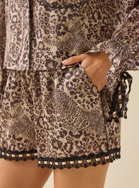 Miller Cheetah Sleep Pant Detail 3 - TULLABEE