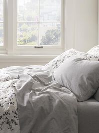 Thistle Cotton Sheet Set Detail 2 - TULLABEE