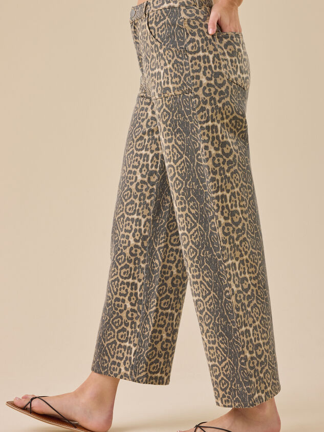 Nash Cheetah Pants Detail 4 - TULLABEE